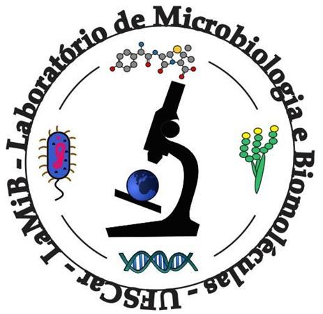 Logotipo do Laboratório de Microbiologia e Biomoléculas - LaMiB 
